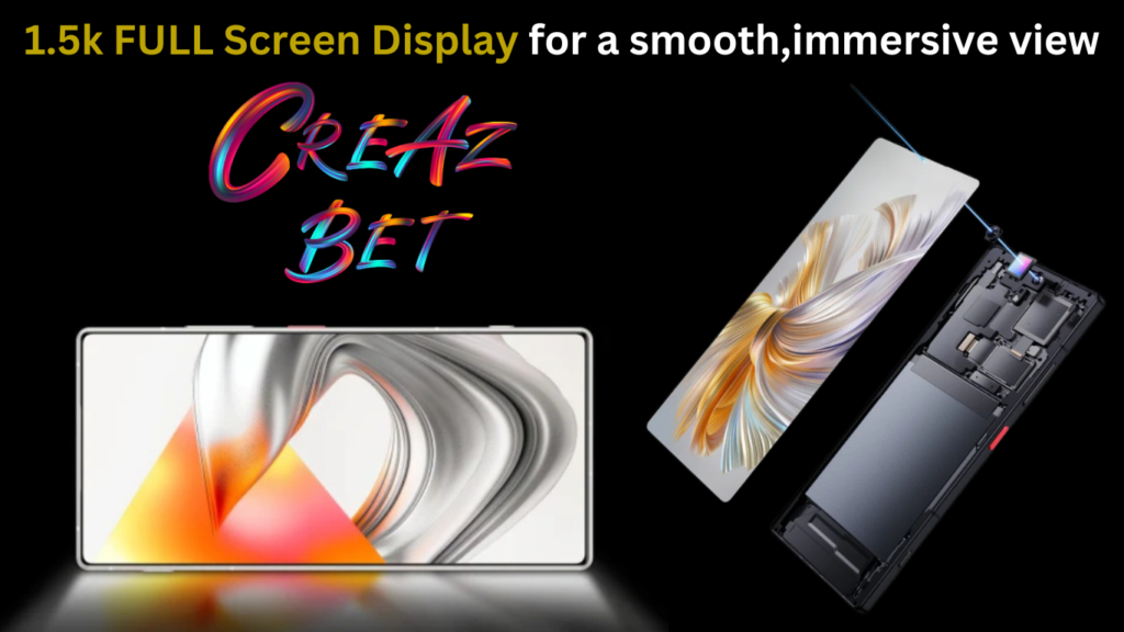 Nubia Z70 Ultra display: Stunning visuals with vibrant colors and clarity